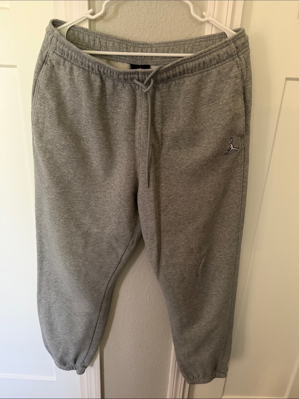 Jordan Grey Drawstring Fleece Joggers